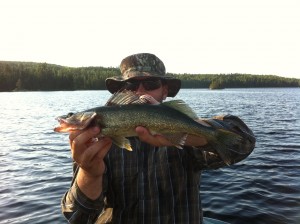 A Canadian walleye