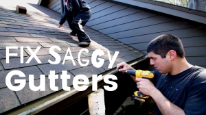 Fix Saggy Farmhouse Gutters