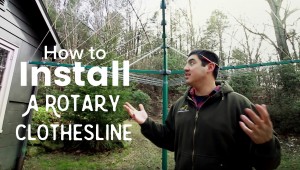 How To Install a Rotary Clothesline