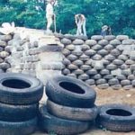 Living a Self Sufficient Life in a House Made of Used TIRES